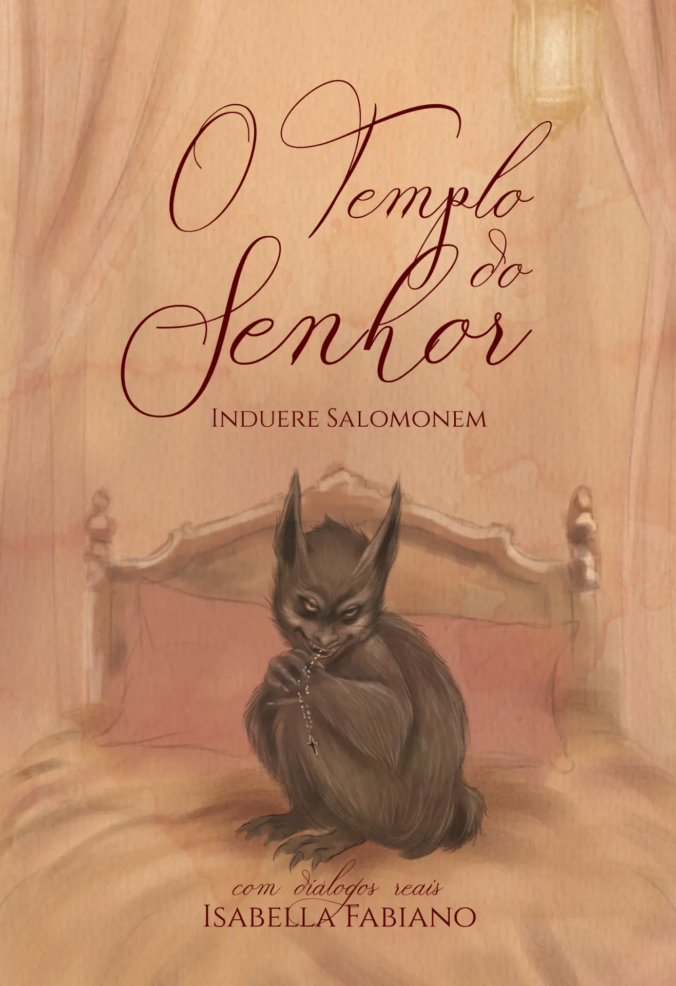 Capa de O Templo do Senhor exibida em um Kindle